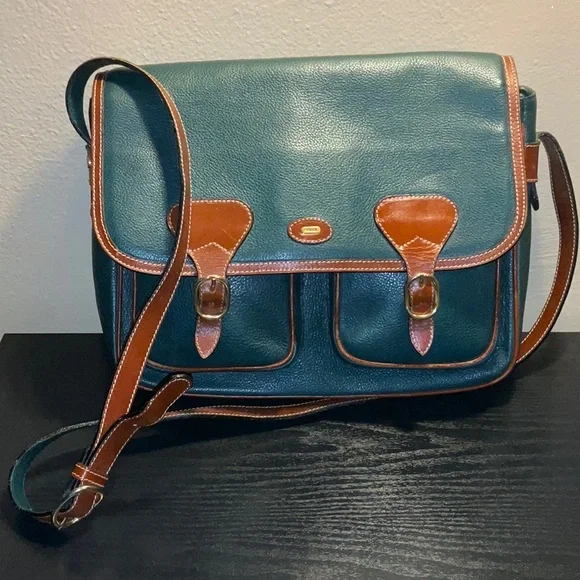 Bally Green and Brown Crossbody Bag - Picture 1 of 16